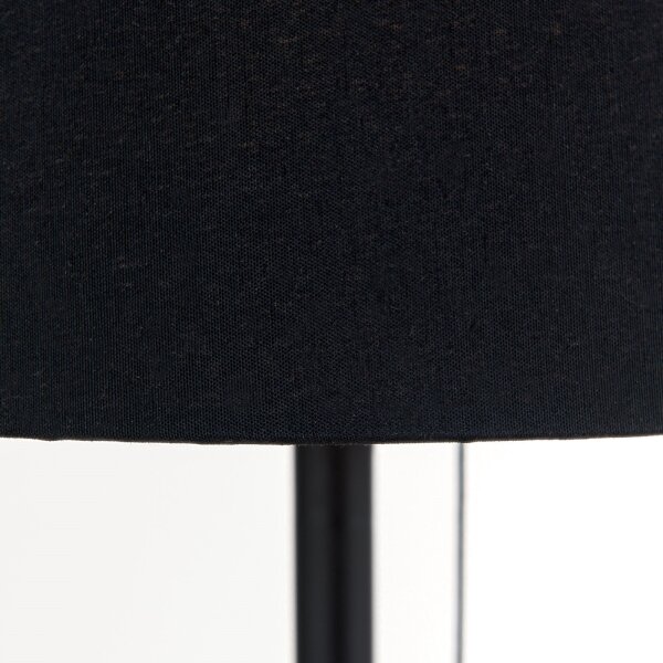 Lampă de masă cu port USB Orion LA 4-1205/1 LUDWIG 1xE27/40W/230V negru