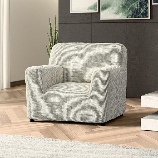 Huse bielastice COSTINA smântânii fotoliu (l. 60 - 110 cm)