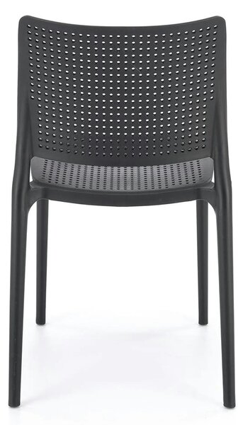 Scaun K514, negru, polipropilena, 42x55x79 cm