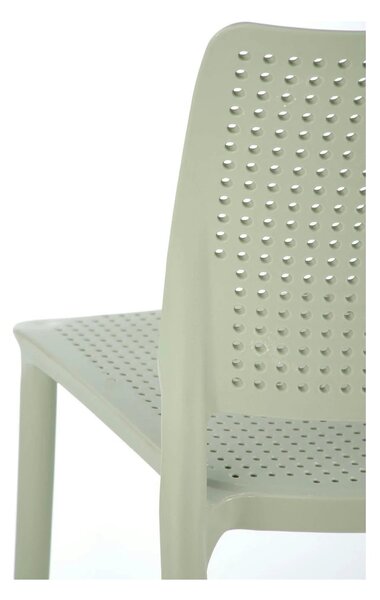 Scaun K514, verde menta, polipropilena, 42x55x79 cm