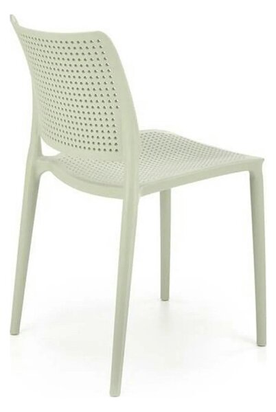Scaun K514, verde menta, polipropilena, 42x55x79 cm