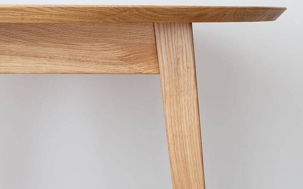 Masă stejar masiv Dining Extensibilă Oscar - 90-122cm
