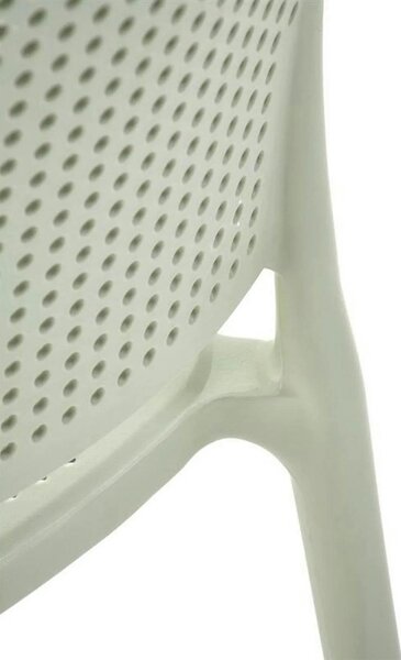 Scaun K514, verde menta, polipropilena, 42x55x79 cm