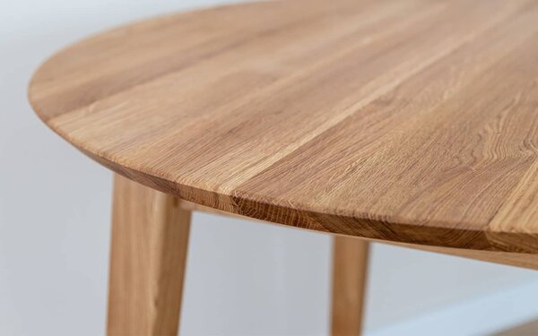 Masă stejar masiv Dining Extensibilă Oscar - 90-122cm