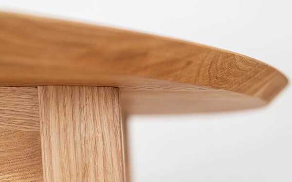 Masă stejar masiv Dining Extensibilă Oscar - 90-122cm
