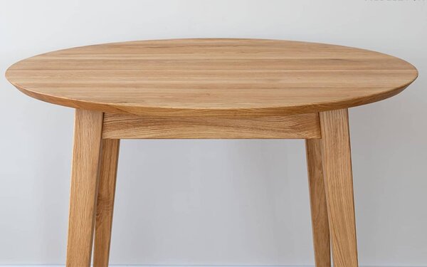 Masă stejar masiv Dining Oscar Rotundă - ⌀90cm
