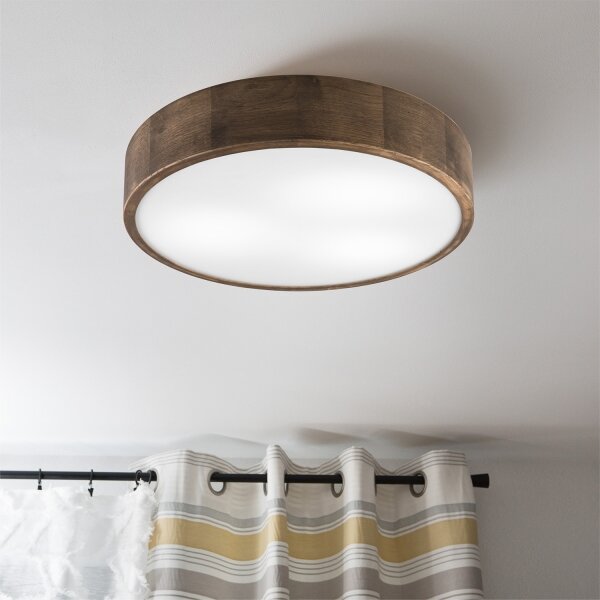 Plafonieră LED Brilagi CARVALHO 3xE27/60W/230V stejar nuc d. 47 cm
