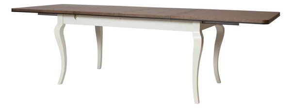 Masă lemn masiv Dining Leona Extensibilă 160/240cm - 160/260x90x77 cm