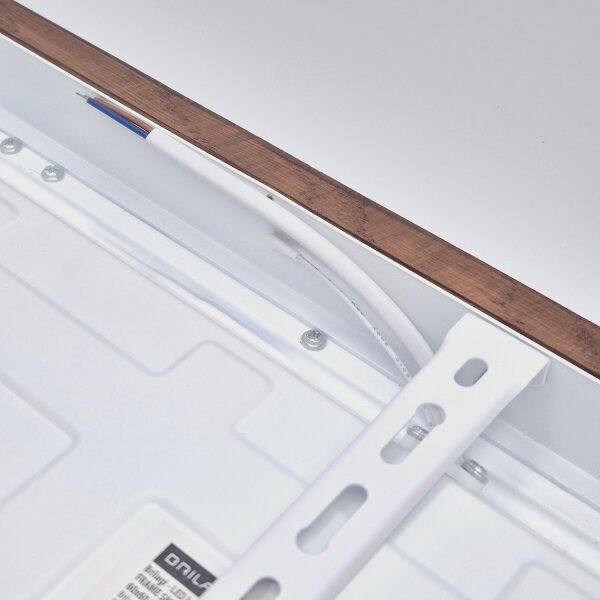 Brilagi - Lampă LED pentru baie WOODY FRAME LED/40W/230V 60x60 IP44, stejar/cireș