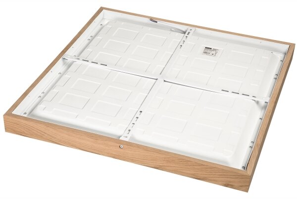 Brilagi - Plafonieră LED pentru baie WOODY FRAME, 40W, 230V, 60x60 cm, IP44, stejar