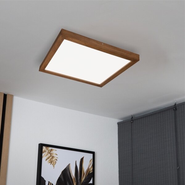 Brilagi - Lampă LED pentru baie WOODY FRAME LED/40W/230V 60x60 IP44, stejar/cireș