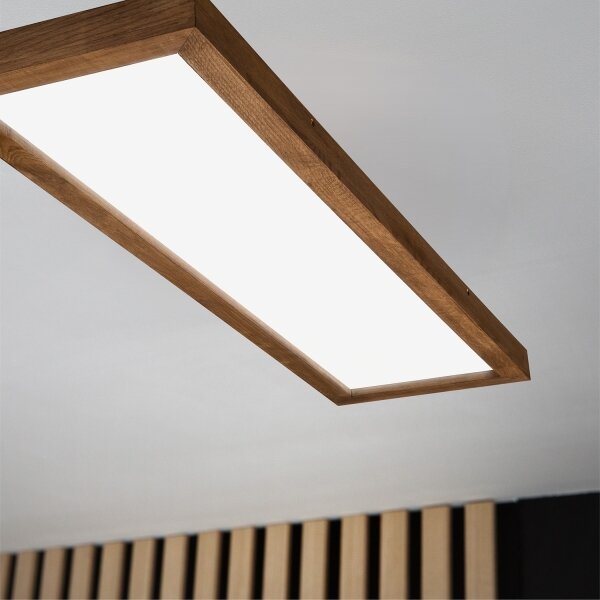 Brilagi -LED Corp de iluminat pentru baie WOODY FRAME LED/40W/230V 120x30 IP44, stejar/cireș