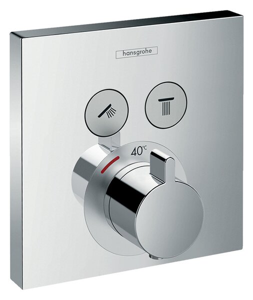 Baterie de dus, Hansgrohe, ShowerSelect, cu doua functii, crom