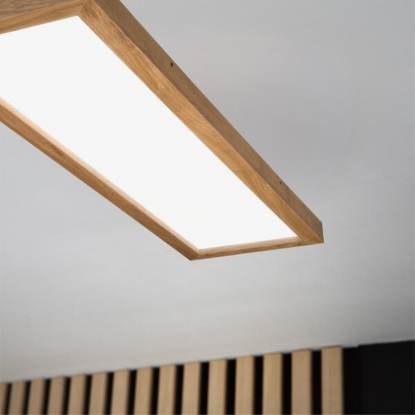 Brilagi - Aplică de baie LED WOODY FRAME LED/40W/230V 120x30 cm