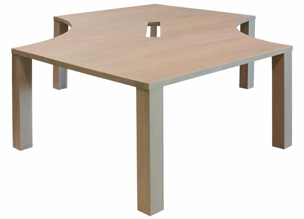 Masă stejar masiv Dining Office Bay blat 3cm