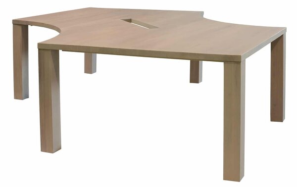 Masă stejar masiv Dining Office Bay blat 3cm
