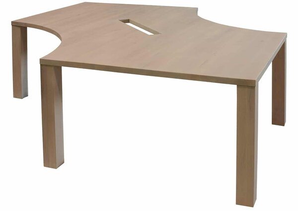Masă stejar masiv Dining Office Bay blat 3cm