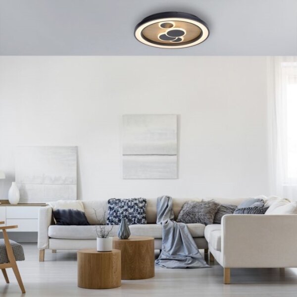 Plafonieră LED Paul Neuhaus 6284-79 ELIZA LED/55,5W/230V d. 60 cm stejar