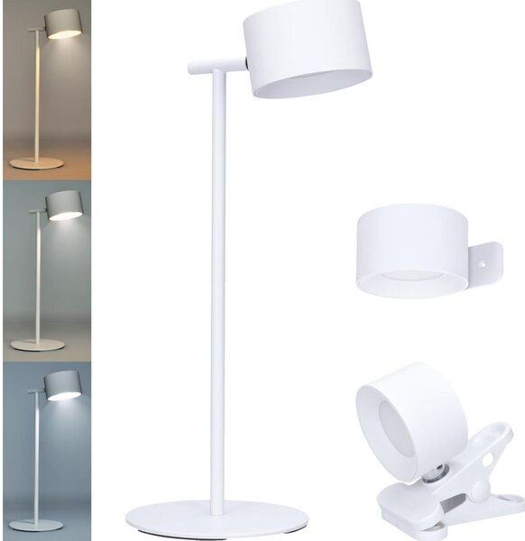 Solight WO68-W- LED lampă încărcabilă 3în1 LED/4W/2000mAh 3000/4000/6500K albă