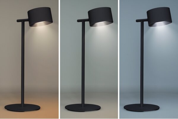 Lampă LED reîncărcabilă dimabilă 3 în 1 Solight WO68-B LED/4W/2000 mAh 3000/4000/6500K negru