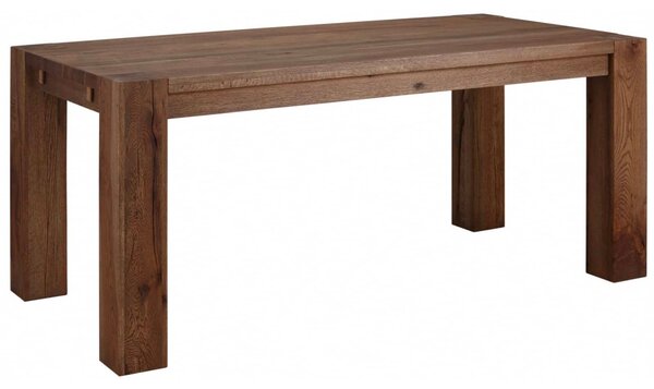 Masă stejar masiv Extensibilă Ryan - 160x80 cm