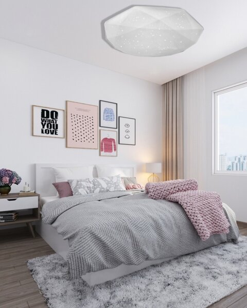 Plafonieră LED dimabilă INDUS LED/60W/230V 2700-6500K + telecomandă