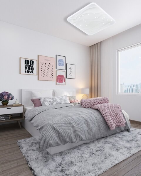 Plafonieră LED dimabilă NERIS LED/36W/230V 2700-6500K + telecomandă
