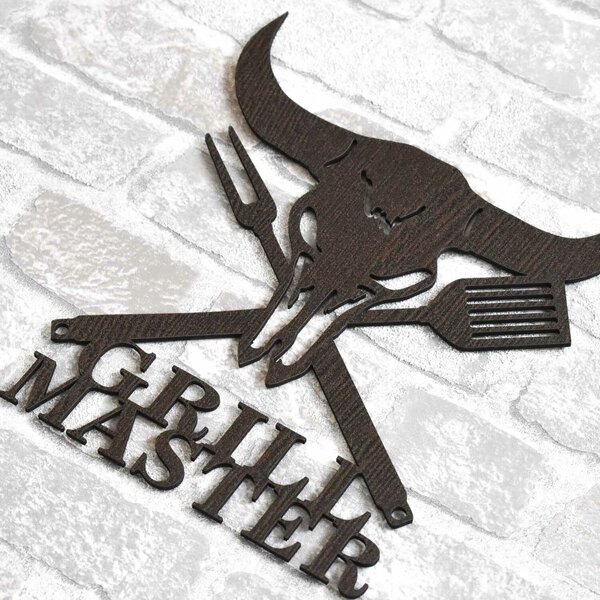 DUBLEZ | Decorațiune pentru peretele din bucătărie - Grill Master | Tablou de perete