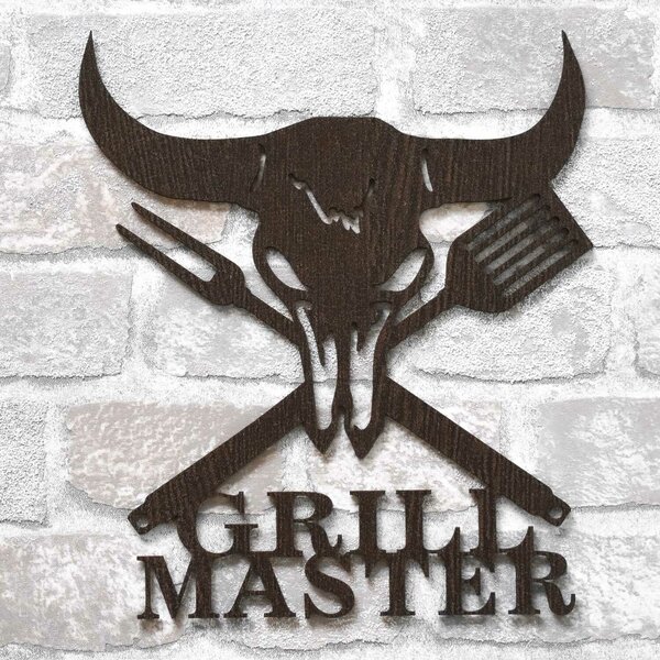 DUBLEZ | Decorațiune pentru peretele din bucătărie - Grill Master | Tablou de perete