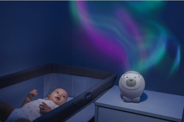 Proiector pentru copii Chicco 2 în 1 POLAR BEAR bej