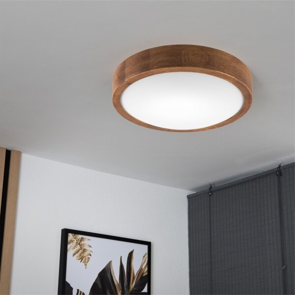 Plafonieră LED Brilagi CARVALHO SLIM 1xE27/60W/230V stejar d. 27 cm