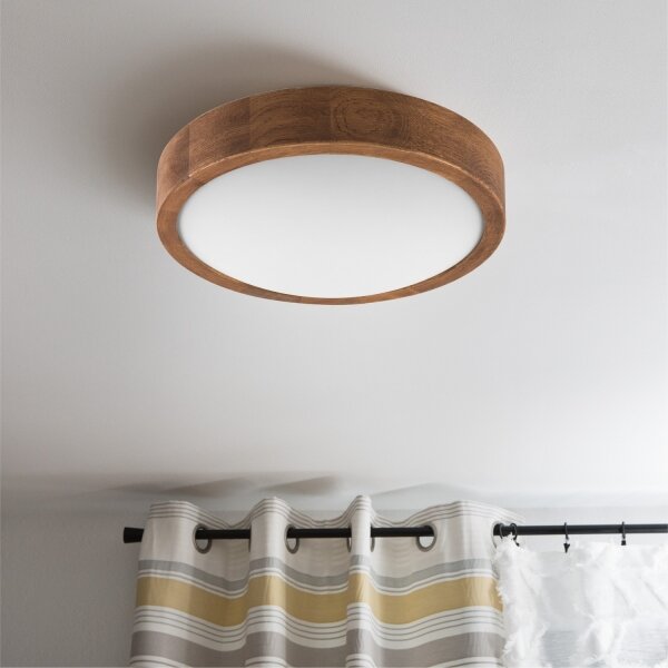Plafonieră LED Brilagi CARVALHO SLIM 1xE27/60W/230V stejar d. 27 cm