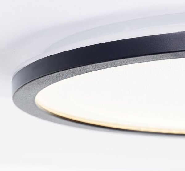 Plafonieră LED dimabilă Brilliant MOSAKO LED/20W/230V 2700K d. 29,5 cm negru