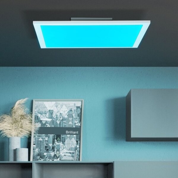Plafonieră LED RGBW dimabilă Brilliant ABIE LED/24W/230V + telecomandă