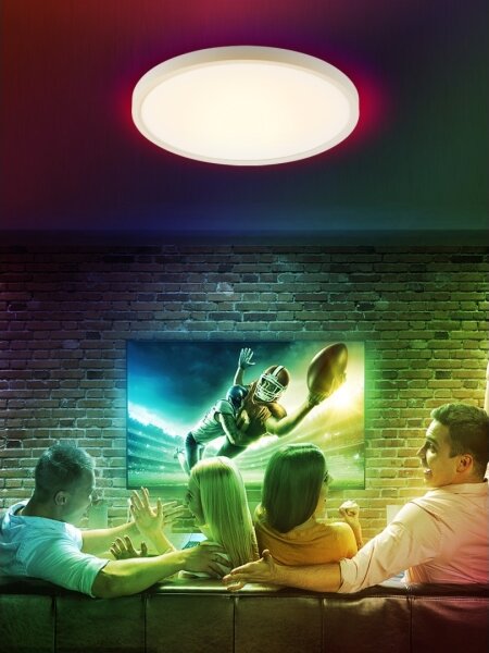 Plafonieră LED RGB dimabilă Immax NEO 07169-W60 TUDO 65W/230V Wi-Fi Tuya + telecomandă