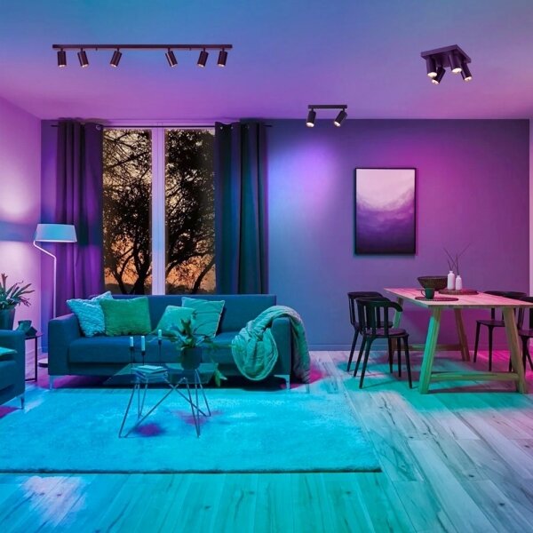 Immax NEO 07263Z - LED RGB+CCT NEO PUNTO 2xGU10/4,8W/230V dimabil
