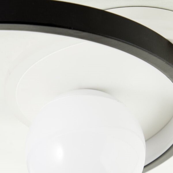 Plafonieră LED dimabilă Brilliant ATLANTA LED/24W/230V negru/alb