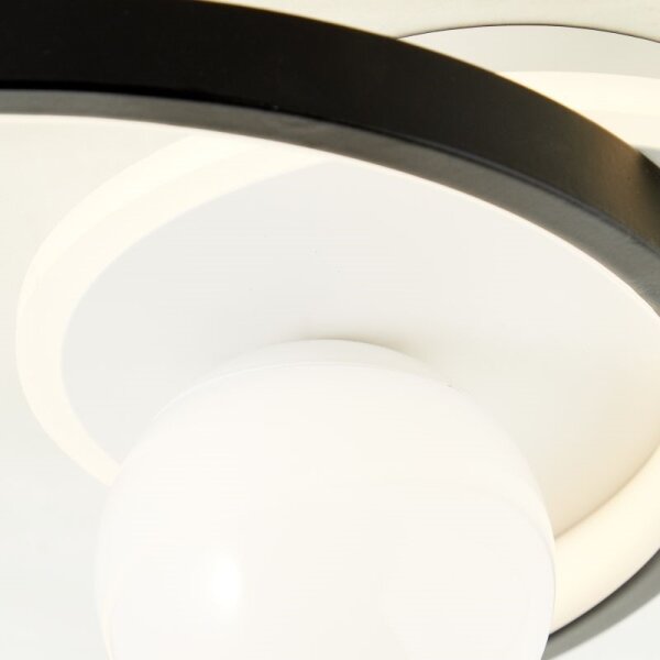 Plafonieră LED dimabilă Brilliant ATLANTA LED/24W/230V negru/alb