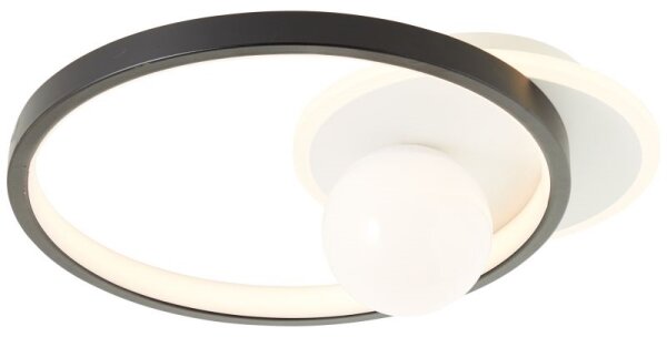 Plafonieră LED dimabilă Brilliant ATLANTA LED/24W/230V negru/alb