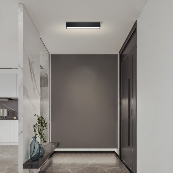 Immax NEO 07254L - LED LUNGO 20W/230V Wi-Fi Tuya negru + DO, stins reglabil