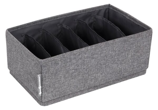 Organizator de sertare cu compartimente Bigso Box of Sweden Drawer, 16,5 x 11 cm, gri