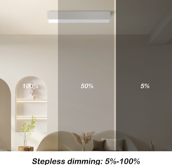 Immax NEO 07257L - LED LUNGO 20W/230V Wi-Fi Tuya albă, dimabil + DO