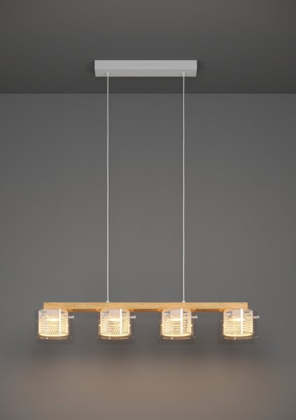 Lustră LED RGBW dimabilă pe cablu Eglo 900881 PORTICO-Z 4xLED/3,7W/230V