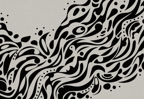 Fototapet Model alb-negru, Fototapet abstracte, Fototapet populare, t01070v1 - Tapeko.ro