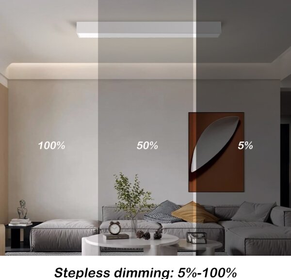 Plafonieră LED dimabilă Immax NEO 07258L LUNGO LED/29W/230V Wi-Fi Tuya alb + telecomandă