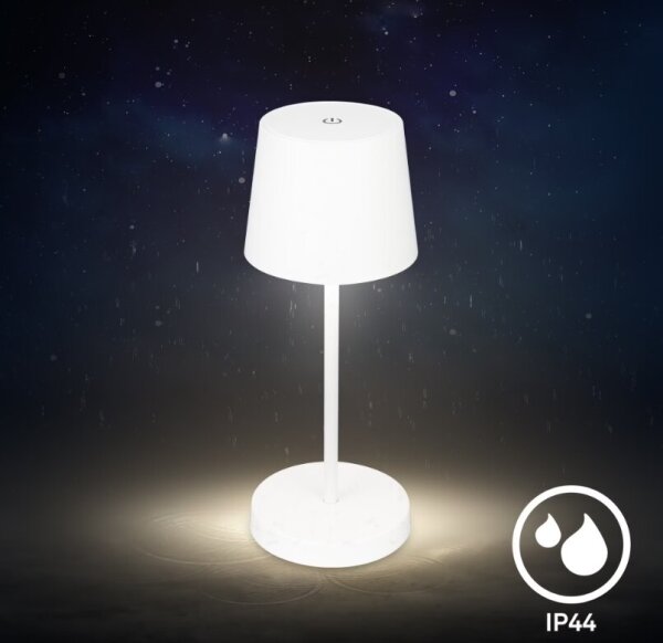 Lampă LED reîncărcabilă dimabilă de masă Briloner 7423016 LED/2,6W/5V IP44 alb
