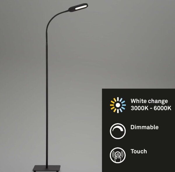 Lampadar LED flexibil dimabil Briloner 1297-015 LED/6,6W/230V