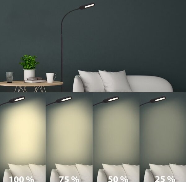 Lampadar LED flexibil dimabil Briloner 1297-015 LED/6,6W/230V