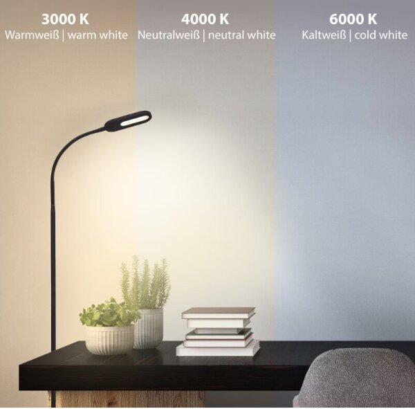 Lampadar LED flexibil dimabil Briloner 1297-015 LED/6,6W/230V