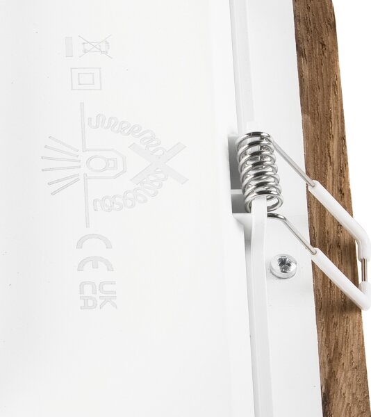 Corp de iluminat LED încastrat WOODY SPOT LED/17W/230V 3000K nuc 18,5x18,5 cm